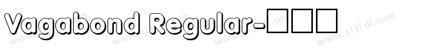 Vagabond Regular字体转换
